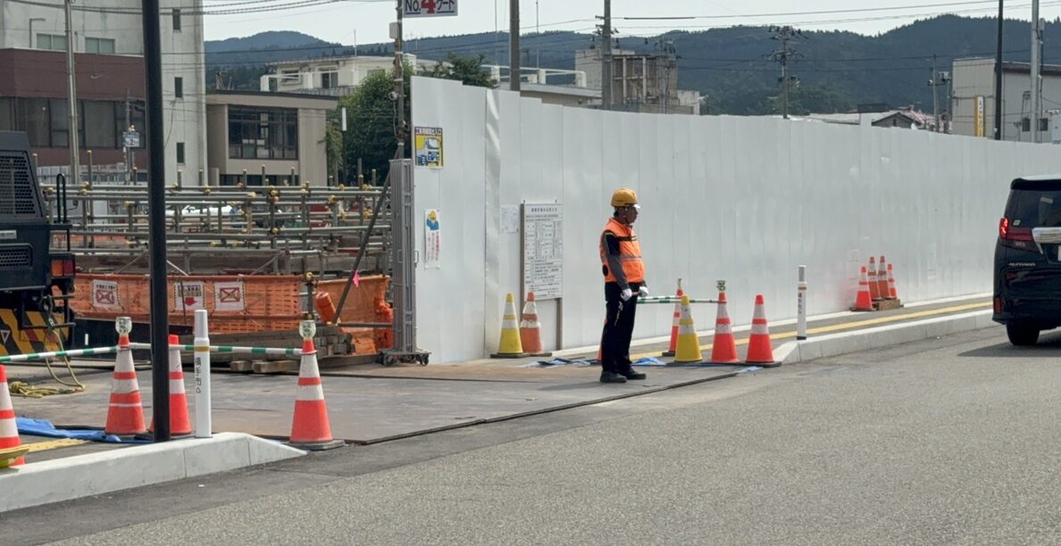 綜合警備保障リリーフ 工事現場での警備